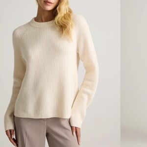 Mongolian Cashmere Fisherman Crewneck Sweater